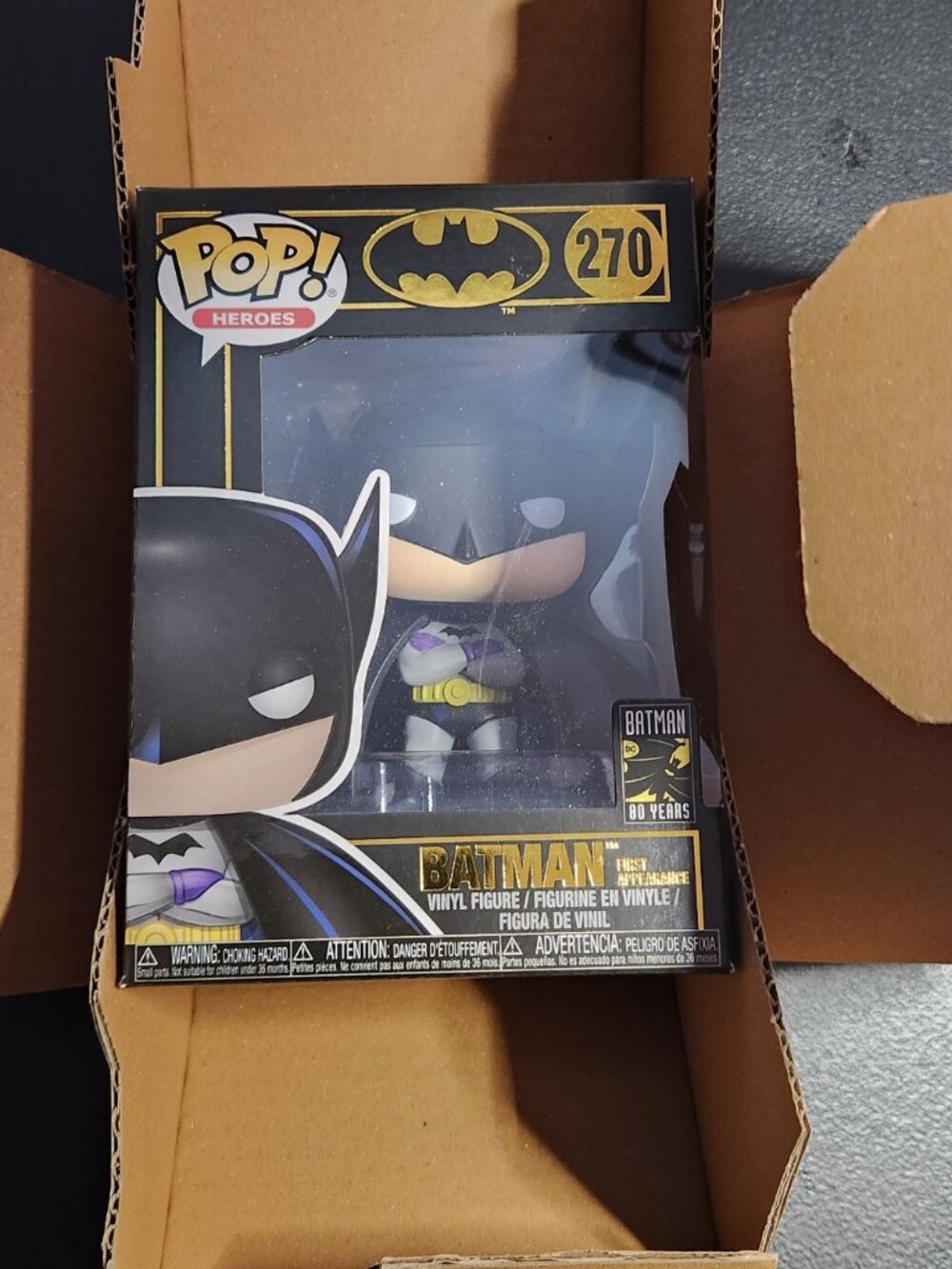 🦇 Funko Pop! Batman First Appearance #270 NIB 🦇